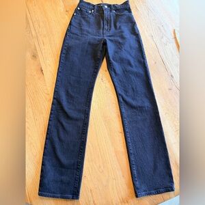 Madewell - 90’s Straight Black Jeans